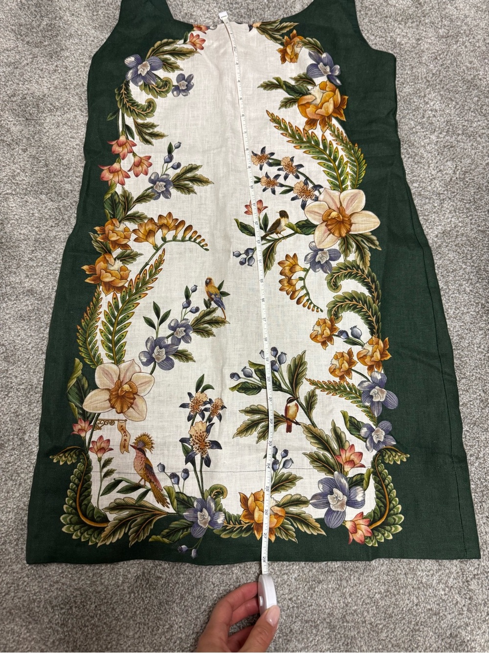 NWT FARM Rio Sand Nature Square Neck Mini Dress - Picture 12 of 12